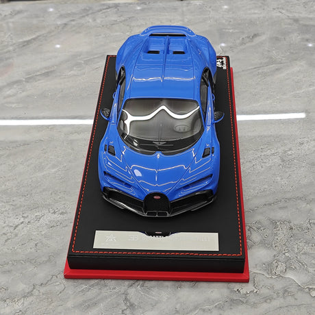BBA Bugatti 2022 Chiron 프로필 블루 1:18 – 수집용 레진 모델 레진