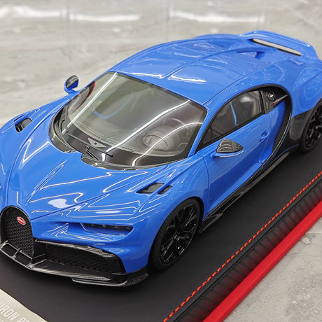 BBA Bugatti 2022 Chiron 프로필 블루 1:18 – 수집용 레진 모델 레진