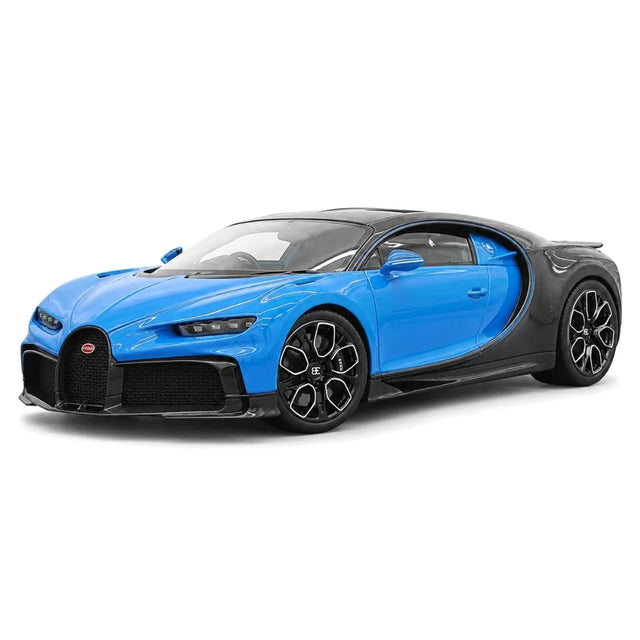 BBA Bugatti 2022 Chiron Profilee Blue Carbon 1:18 – Resina de Modelo de Resina de Colección