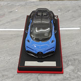 BBA Bugatti 2022 Chiron Profilee Blue Carbon 1:18 – Resina de Modelo de Resina de Colección