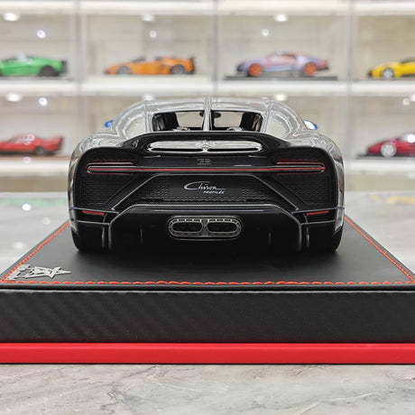 BBA Bugatti 2022 Chiron 프로필 블루 카본 1:18 – 수집용 레진 모델 레진