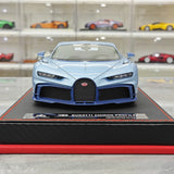 BBA Bugatti 2022 Chiron Profilee Ice Blue 1:18 – keräilyhartsimallihartsi