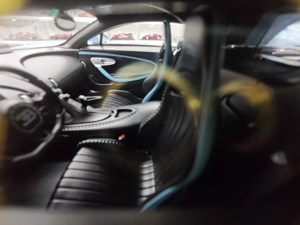 BBA Bugatti 2022 Chiron Profilee Ice Blue 1:18 – keräilyhartsimallihartsi