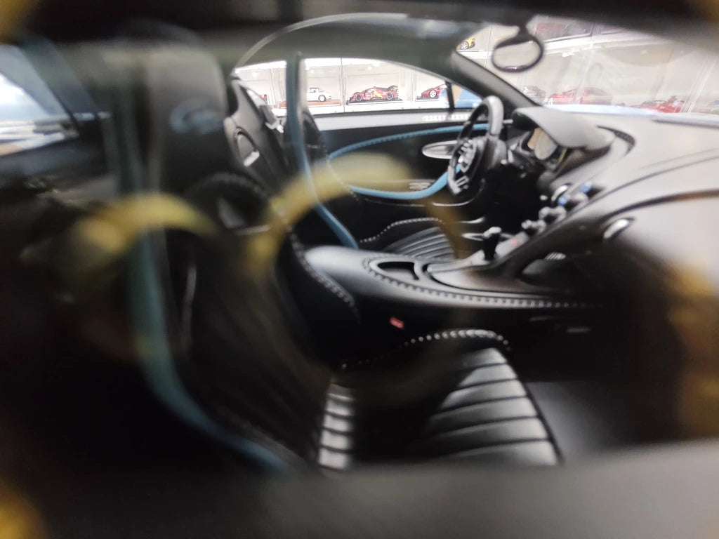 BBA Bugatti 2022 Chiron Profilee Ice Blue 1:18 – keräilyhartsimallihartsi