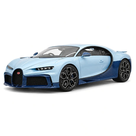 BBA Bugatti 2022 Chiron 프로필 아이스 블루 1:18 – 수집용 레진 모델 레진