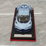 BBA Bugatti 2022 Chiron Profilee Ice Blue 1:18 – keräilyhartsimallihartsi