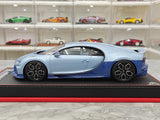 BBA Bugatti 2022 Chiron Profilee Ice Blue 1:18 – keräilyhartsimallihartsi