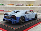 BBA Bugatti 2022 Chiron Profilee Ice Blue 1:18 – keräilyhartsimallihartsi