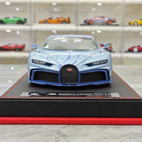 BBA Bugatti 2022 Chiron Profilee Ice Blue Marble 1:18 – نموذج راتنج قابل للجمع