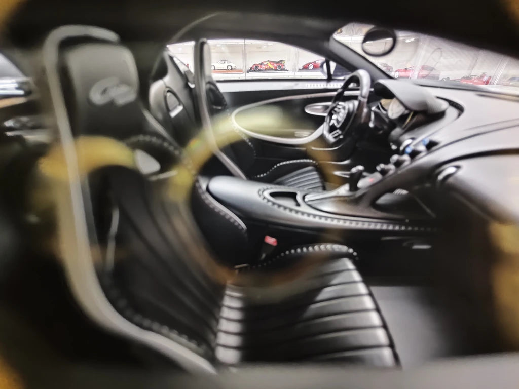 BBA Bugatti 2022 Chiron Profilee Matte Black 1:18 – keräilyresimallihartsi