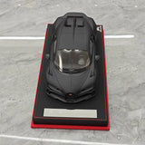 BBA Bugatti 2022 Chiron Profilee Matte Black 1:18 – keräilyresimallihartsi