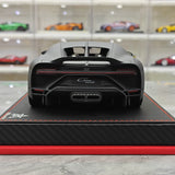 BBA Bugatti 2022 Chiron Profilee Matte Black 1:18 – keräilyresimallihartsi