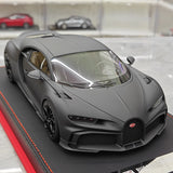 BBA Bugatti 2022 Chiron Profilee Matte Black 1:18 – keräilyresimallihartsi