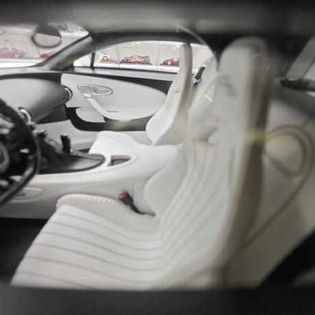BBA Bugatti 2022 Chiron 프로필 사쿠라 화이트 1:18 – 수집용 레진 모델 레진