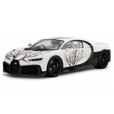 BBA Bugatti 2022 Chiron Profilee Sakura White 1:18 – keräilyhartsimalli