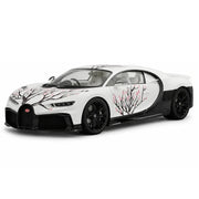 BBA Bugatti 2022 Chiron Profilee Sakura الأبيض 1:18 – مجسم سيارة من الراتنج للعرض والاقتناء