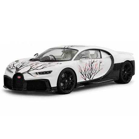BBA Bugatti 2022 Chiron 프로필 사쿠라 화이트 1:18 – 수집용 레진 모델 레진