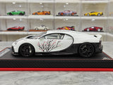 BBA Bugatti 2022 Chiron Profilee Sakura White 1:18 – keräilyhartsimalli