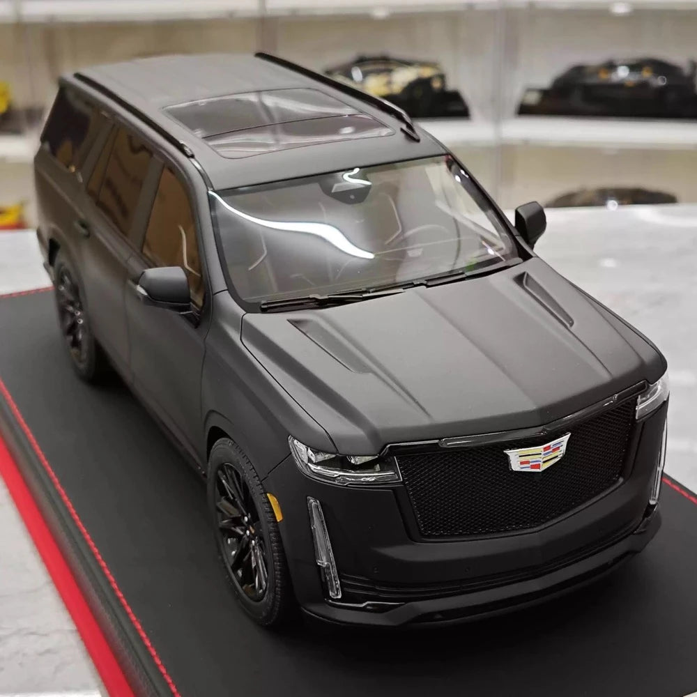 [BBA] 1:18 Cadillac 2021 Escalade Black Model Car Resin
