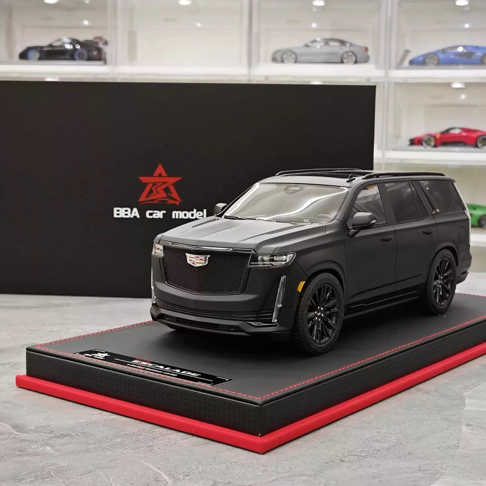 [BBA] 1:18 Cadillac 2021 Escalade Black Model Car Resin