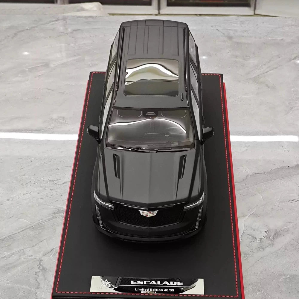 [BBA] 1:18 Cadillac 2021 Escalade Black Model Car Resin