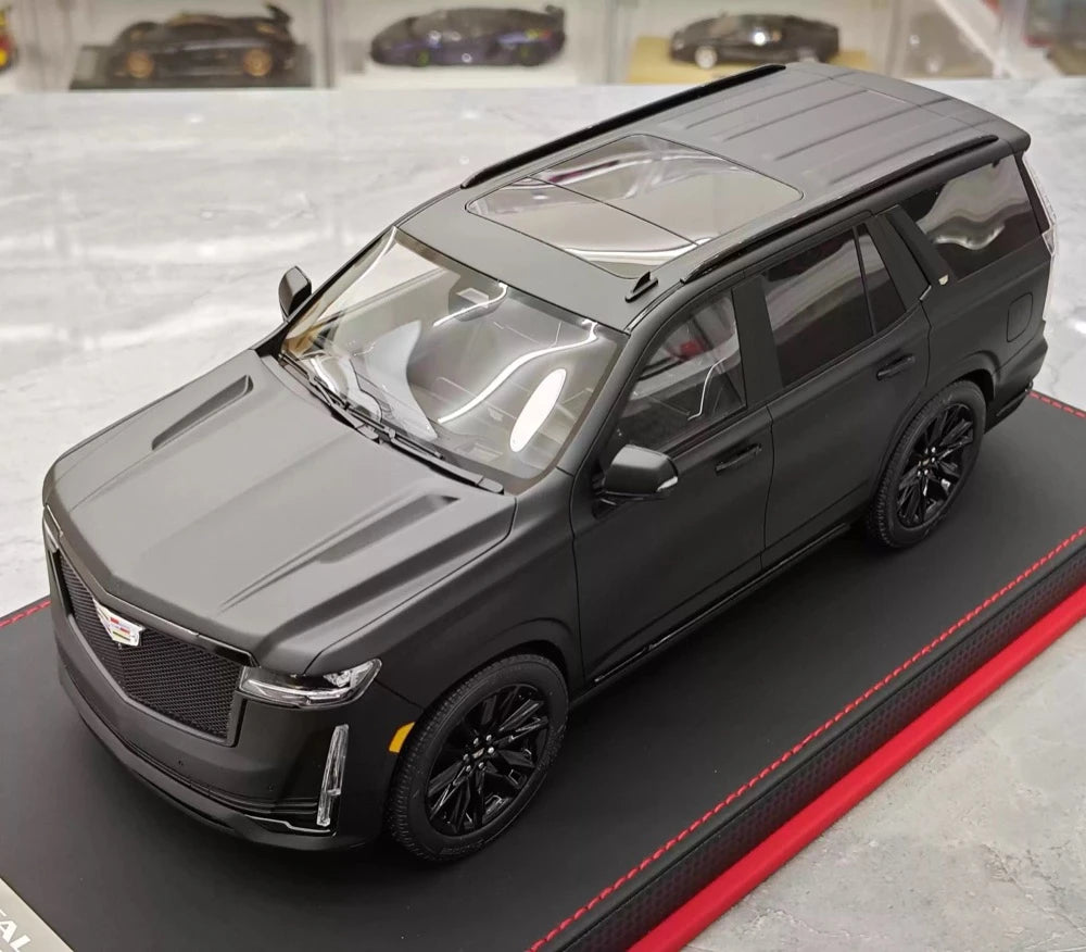 [BBA] 1:18 Cadillac 2021 Escalade Black Model Car Resin