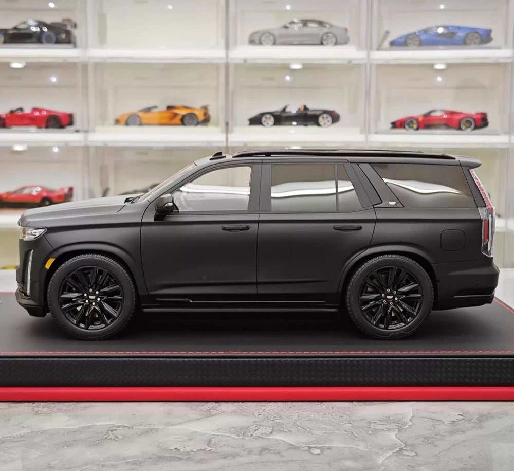 [BBA] 1:18 Cadillac 2021 Escalade Black Model Car Resin
