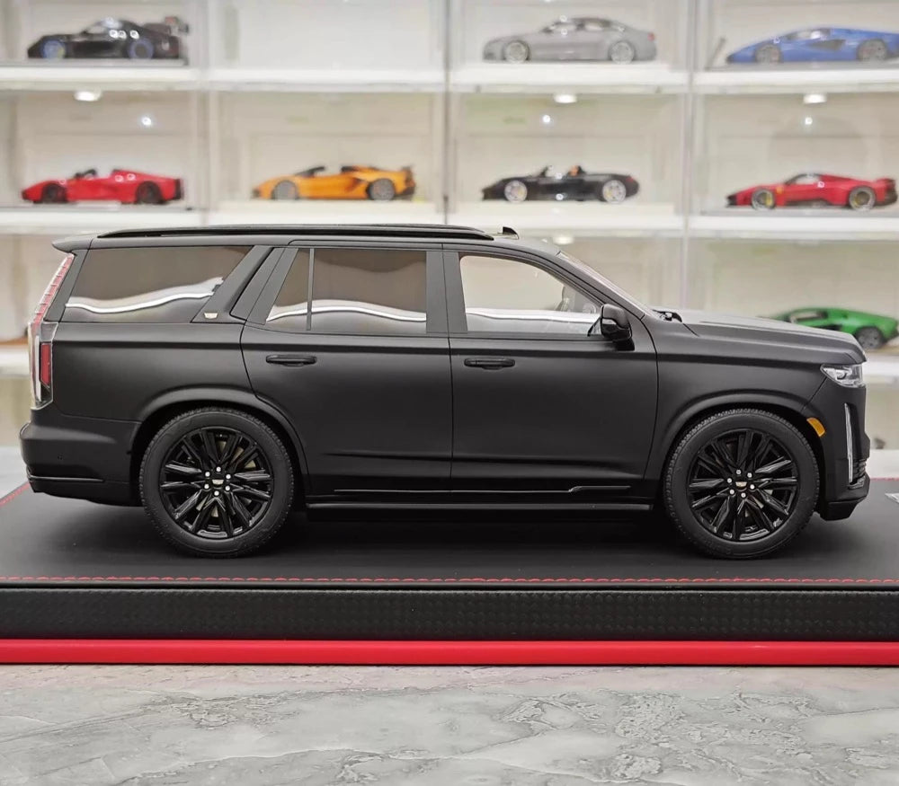 [BBA] 1:18 Cadillac 2021 Escalade Black Model Car Resin