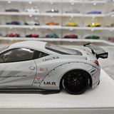 [BBA] 1:18 Ferrari 2009 458 Italia LBWK grå modellbil harts