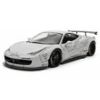 [BBA] 1:18 Ferrari 2009 458 Italia LBWK grå modellbil harts