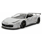 [BBA] 1:18 Ferrari 2009 458 Italia LBWK grå modellbil harts
