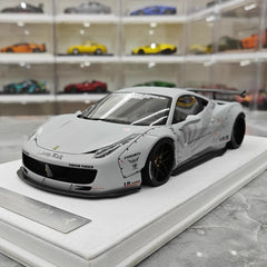 [BBA] 1:18 Ferrari 2009 458 Italia LBWK gris voiture miniature Resin