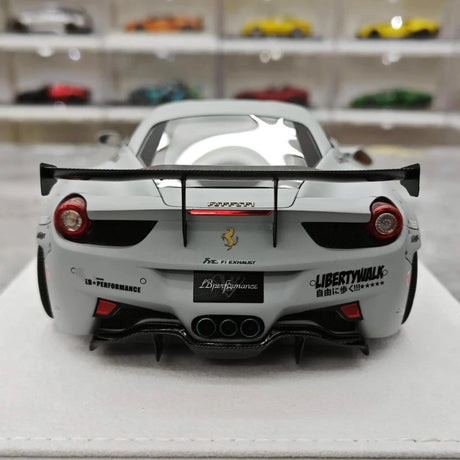 [BBA] 1:18 Ferrari 2009 458 Italia LBWK Gray Model Car Resin