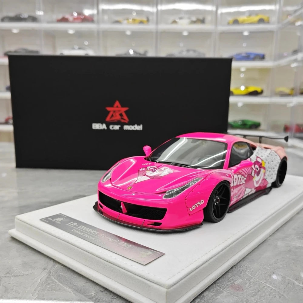 [BBA] 1:18 Ferrari 2009 458 Italia LBWK Lotso modellbil harts