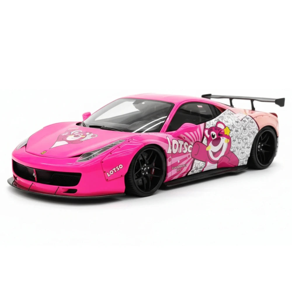 [BBA] 1:18 Ferrari 2009 458 Italia LBWK Lotso modellbil harts