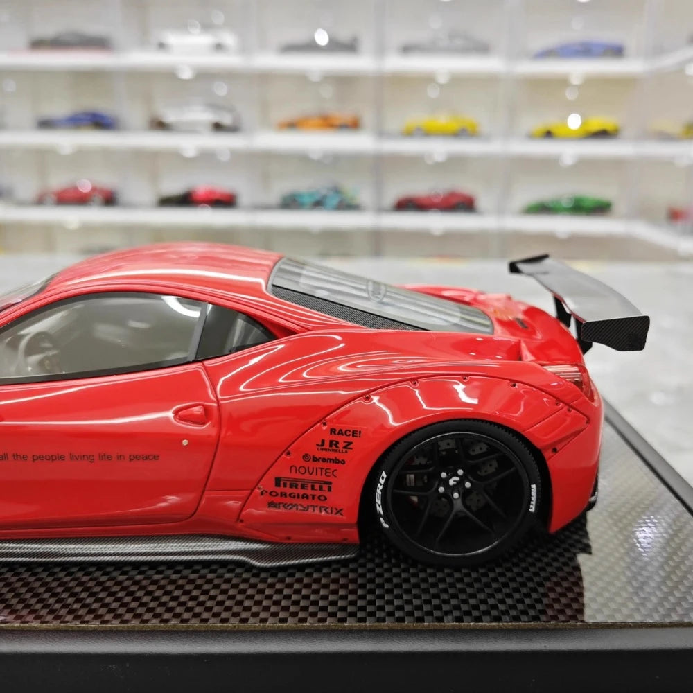 [BBA] 1:18 Ferrari 2009 458 Italia LBWK Red Model Car Resin