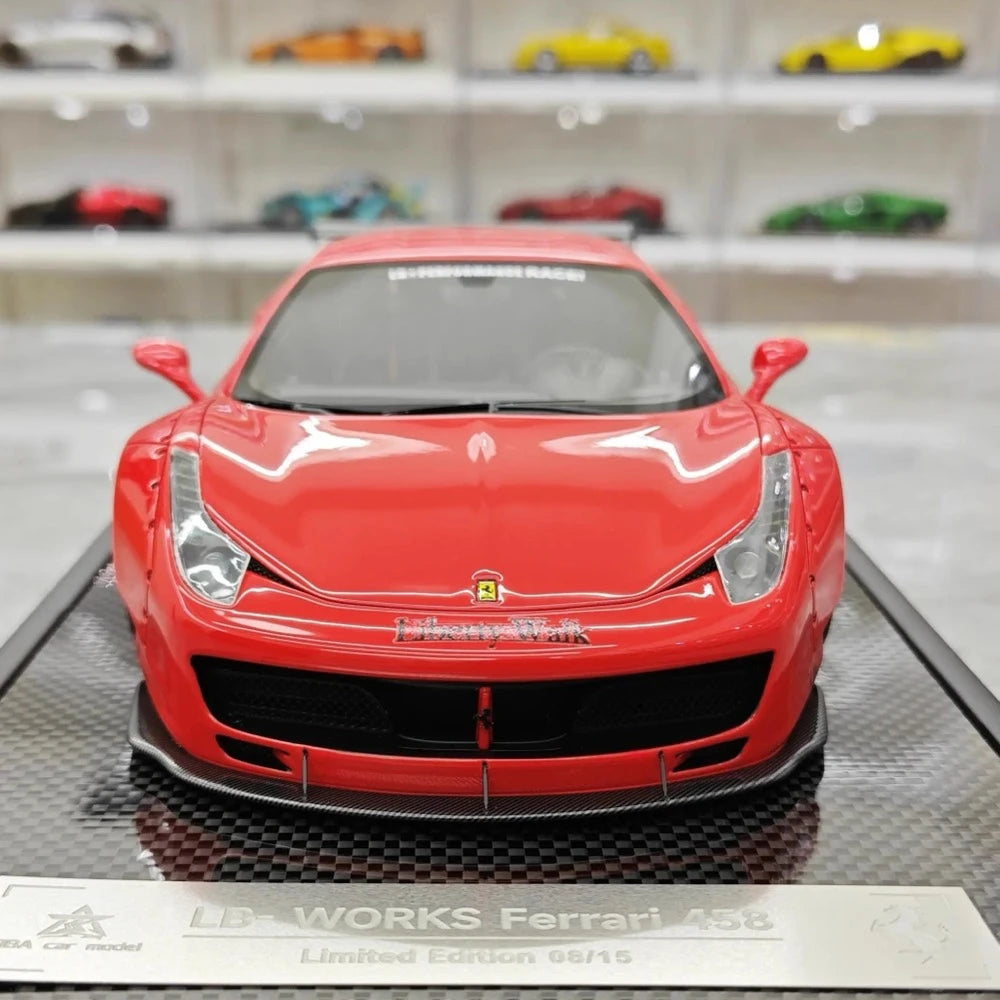 [BBA] 1:18 Ferrari 2009 458 Italia LBWK rosso modellino di auto resina