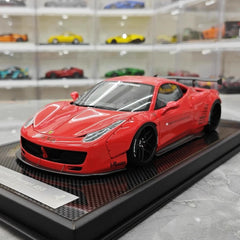 [BBA] 1:18 Ferrari 2009 458 Italia LBWK rosso modellino di auto resina
