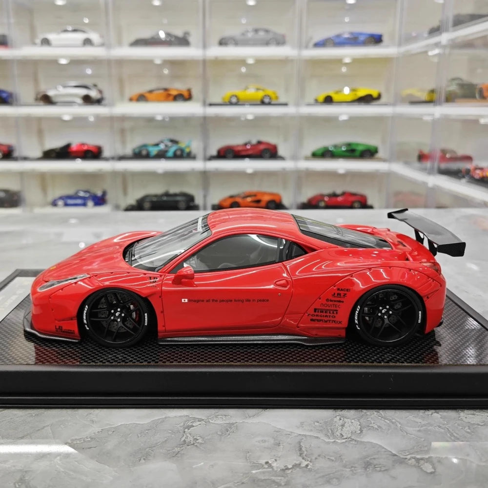 [BBA] 1:18 Ferrari 2009 458 Italia LBWK rosso modellino di auto resina