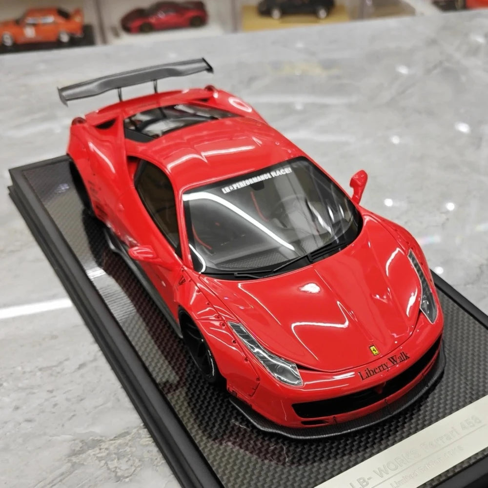 [BBA] 1:18 Ferrari 2009 458 Italia LBWK rosso modellino di auto resina