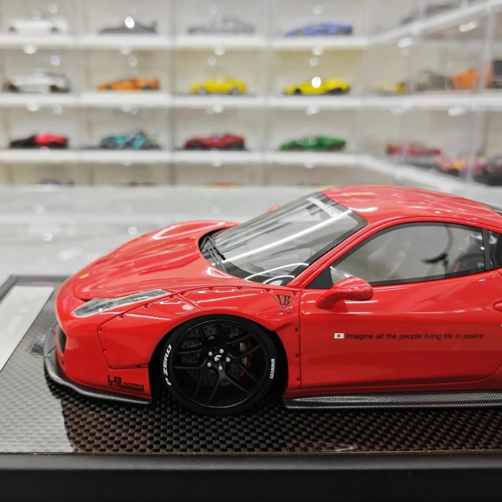 [BBA] 1:18 Ferrari 2009 458 Italia LBWK Red Model Car Resin
