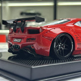 BBA Ferrari 2011 458 إيطاليا GT 1.0 LBWK خط أحمر أسود 1:18 – راتنج نموذجي قابل للجمع