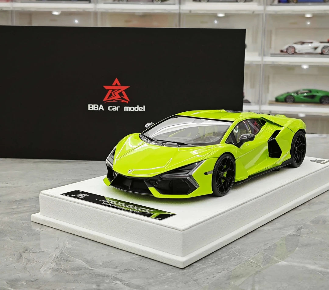 BBA Lamborghini 2023 Revuelto Green 1:18 – Resina da collezione per modelli di resina