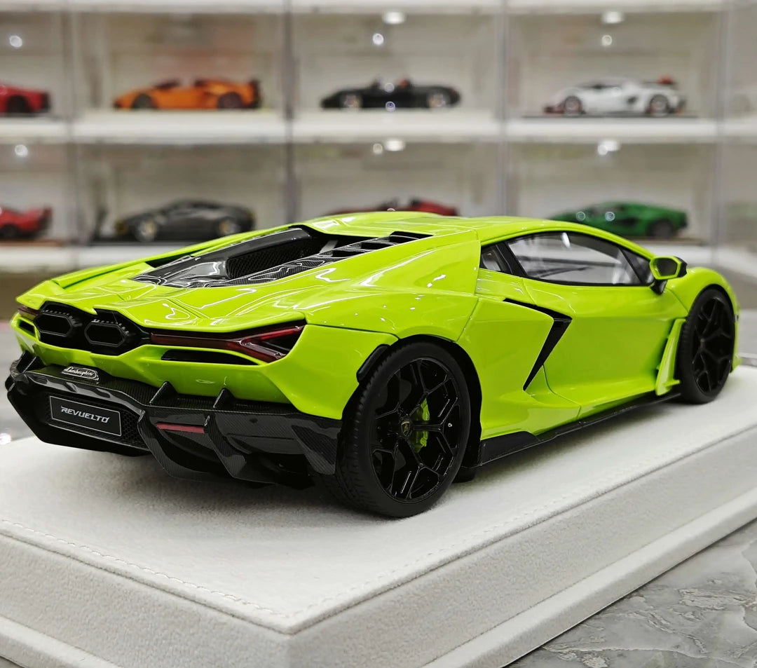 BBA Lamborghini 2023 Revuelto Green 1:18 – Resina da collezione per modelli di resina