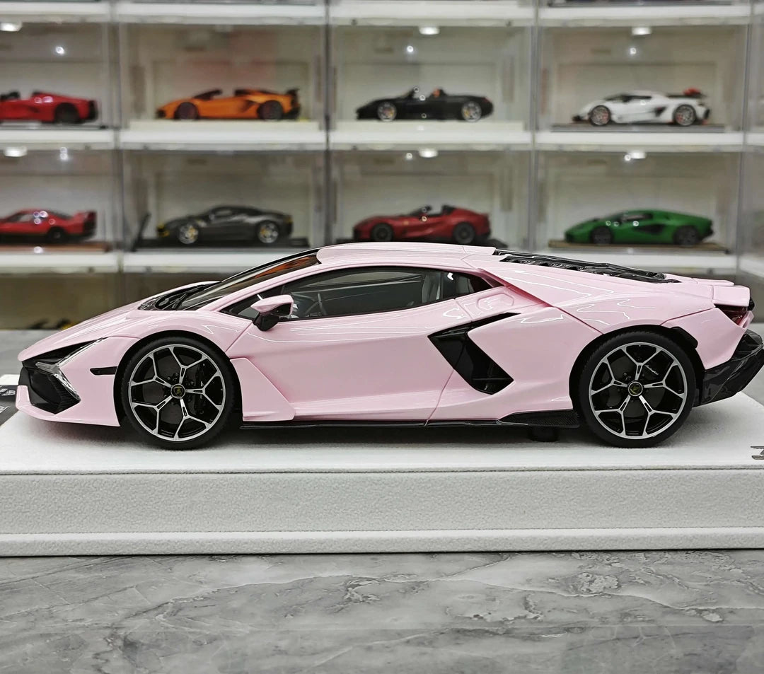 BBA Lamborghini 2023 Revuelto Pink 1:18 – Resina da collezione per modelli in resina