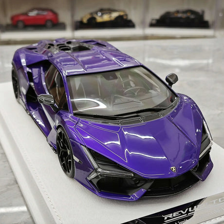 BBA Lamborghini 2023 Revuelto Purple 1:18 – نموذج راتنج قابل للجمع