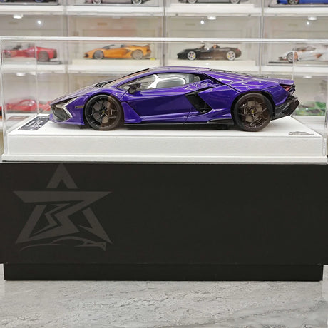 BBA Lamborghini 2023 Revuelto Purple 1:18 – نموذج راتنج قابل للجمع