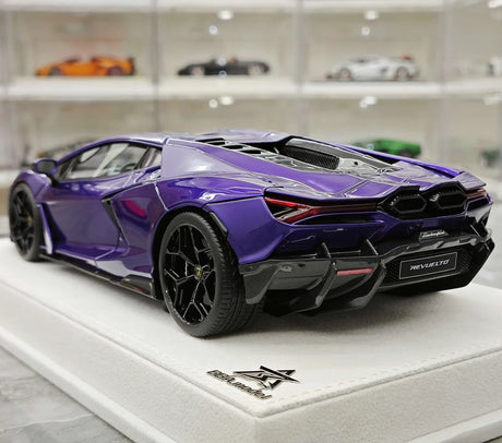 BBA Lamborghini 2023 Revuelto Purple 1:18 – نموذج راتنج قابل للجمع