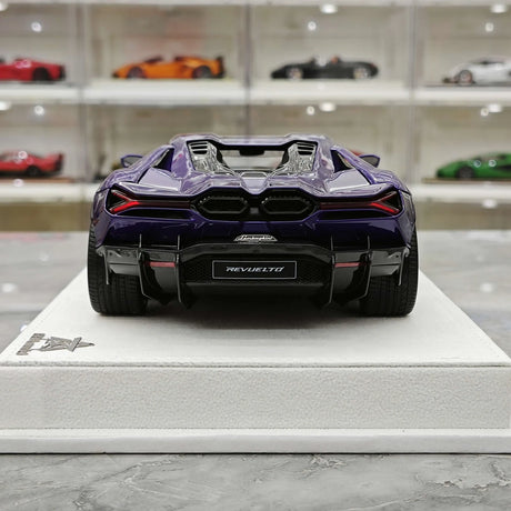 BBA Lamborghini 2023 Revuelto Purple 1:18 – نموذج راتنج قابل للجمع