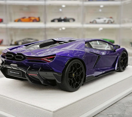 BBA Lamborghini 2023 Revuelto Purple 1:18 – نموذج راتنج قابل للجمع